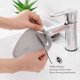 thumbnail image 5 of Extensor de grifo para lavabo de baño, fácil instalación, amplias aplicaciones, extensor de grifo para niños pequeños, silicona segura para lavarse las manos en gris, 5 of 7