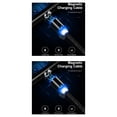 thumbnail image 2 of sweethay Cable USB LED de nailon de 1M, de carga rápida, reemplazo de Cable Micro USB para S6 S7 Edge 2piezas, 2 of 6