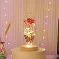 thumbnail image 5 of Hometravel Glass Dome Night Light, Preserved Rose and Butterfly Display with LED Base, Crystal Flower Decor with Glowing Effect for s, 5 of 5