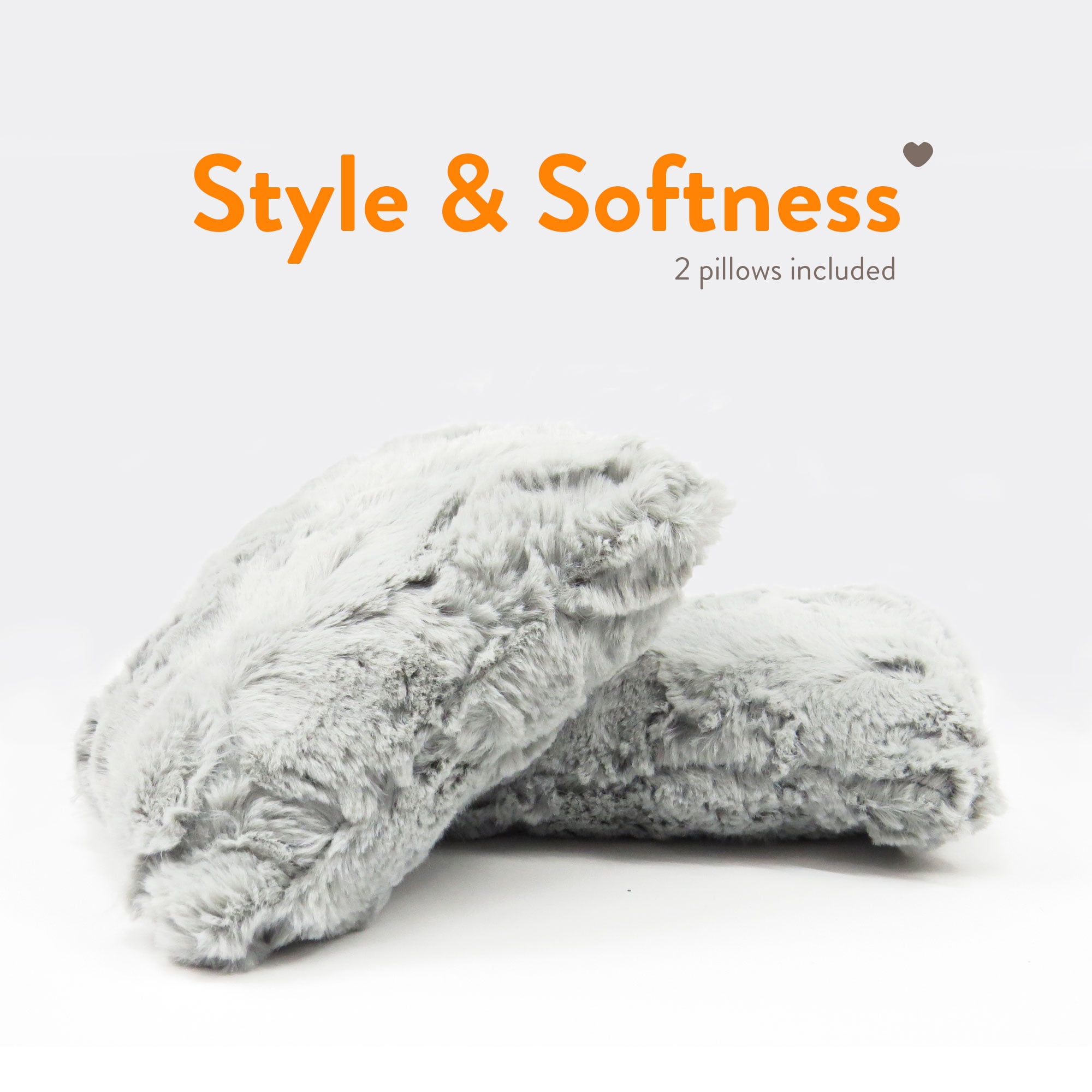 Moots Furry Pet Sofa Lounge Charcoal, Large