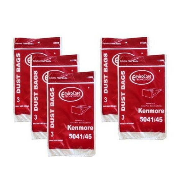 15 Compatible with Kenmore #20-5045 Type H Canister Vacuum Cleaner Bag Model 203040 24025 23040