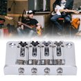 thumbnail image 4 of 4 Cordes Chevalet Fixe, Métal Exquis Large Application Chevalet de Guitare Décoratif T Roue avec Clé pour Basse, 4 of 8