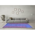 thumbnail image 3 of Ahgly Company Machine Washable Indoor Rectangle Abstract Blue Contemporary Area Rugs, 8' x 12', 3 of 4