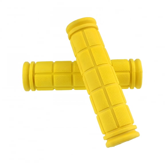 MELIVO Bike Handlebar Grips Handle Bar for BMX Mountain MTB Beach Cruiser Yellow