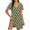 Army Green, variant on 2026 Nightgowns for Women Bamboo Viscose Sleep Shirts Short Sleeve Night Shirts Casual Sleep Dress Soft Sleepwear Red L