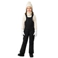 thumbnail image 6 of Wantdo Girls' and Boys' Ski Pants Waterproof Snow Bibs Overalls Insulated Snowboarding Bibs Black 10-12, 6 of 11