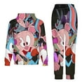 thumbnail image 2 of Tiny Toons Looniversity Unisex Hoodies And Sweatpants Set Sweatshirts Jogger Pants Hooded Hoody Tracksuits Set Suit Winter Daily Adult Sweatsuit 2 Pcs, 2 of 9