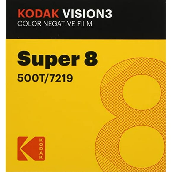 Kodak Super 8 Color Negative VISION3 500T 7219/50' Cartridge