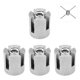 thumbnail image 1 of 4 Piezas de acero inoxidable perfecl Clip cruzado de soporte de cuerda de alambre, 1 of 5