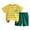 A046-Green, variant on Xudanell Boys Summer Clothes Size 8 Dinosaur Hoodie and Jogger Pants Set for Cool Evenings​ kids Casual Elastic Shorts 2Pcs Pajamas Set