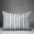 thumbnail image 2 of Creative Products Blue and White Modern Herringbone 14x20 Spun Poly Pillow, 2 of 2