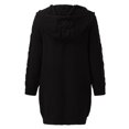 thumbnail image 3 of Vedolay Casual Jackets Women's Casual Long Sleeve Lapel Open Front Button Work Business Jackets with Pockets,Black M, 3 of 5