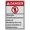 Warning Sign 6, variant on Hazardous Material Check MSDS Sign, Industrial MSDS Right to Know Sign 8"x12" UV Resistant for Indoor Outdoor Workplace