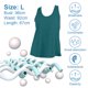 thumbnail image 2 of Camisetas de entrenamiento para mujer para mujer Racerback Tank Tops malla yoga camisetas atléticas Zhivalor BST3013531-2, 2 of 6