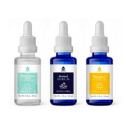 Anti-Aging Facial Serum Set, Vitamin C, Retinol & Hyaluronic Acid Serums, 30 ml Each