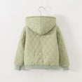 thumbnail image 5 of WOYY Little Girls Hooded Fleece Quilted Coat Zip Up Thermal Jacket Winter Warm Outerwear, 5 of 6