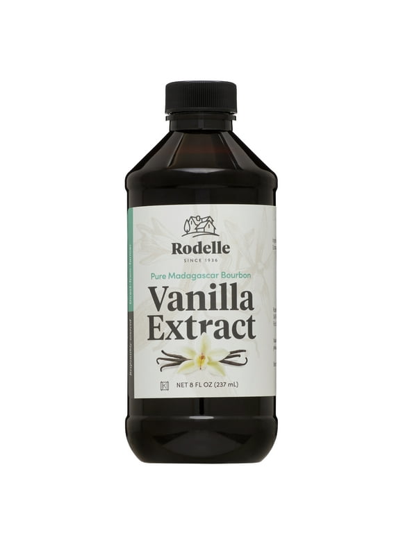 Rodelle Pure Vanilla Extract, 8 fl oz, Baking Extracts