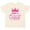 Natural, variant on Inktastic Being a Princess is Exhausting, Crown, Hearts Girls Toddler T-Shirt