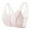 1Gray, variant on Breathable Soft Bras for Womnes,Plus Size Ice Silk Bra 18 Hour Full-Coverage Bras Front Button Brassiere Closure Wireless Support Push-Up Bra Everyday Wirefree Comfortable Support Corset