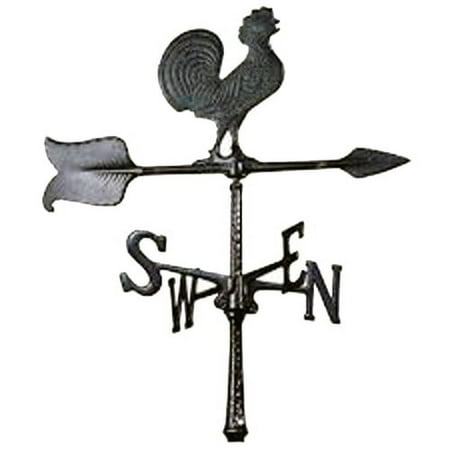 24" Rooster Weather Vane (Black)