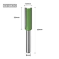 thumbnail image 1 of 6MM Shank Milling Cutter Wood Carving Single Double Flute Straight Router Bit, 1 of 8