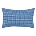 thumbnail image 1 of Fotbe Blue Gingham Funda de Almohada Decorativa Estilo Occidental, Lujo en Algodón, Fundas para Almohadas King, Cojín Estampado para Decoración del Hogar-14"x20", 1 of 6