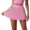thumbnail image 2 of Pleated Tennis Skirt for Women Lightweight High Waisted A Line Athletic Skorts with Pockets Golf Skirts, 2 of 6