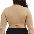 thumbnail image 7 of ANYFIT WEAR Women Plus Size Shapewear Upper Arm Shaper Short Sleeve Body Slimmer Compression Top, 7 of 7
