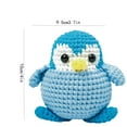 thumbnail image 3 of Diy Crochet Kit For Beginners Penguin Plush Doll Craft Set Includes Yarn Hook Stuffing Step By Step Instructions, 3 of 8