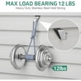 thumbnail image 5 of LQQBOX Vinyl Siding Hangers Hooks (20 PCS), Sturdy No Hole Siding Hooks for Hanging Outdoor, Siding Clips to Hang String Lights & Decorations, Garland Wreath Hanger, 5 of 7
