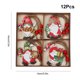 thumbnail image 2 of 12 Uds. Colgante de Papá Noel, adorno de madera, bonitas decoraciones creativas de Papá Noel, 2 of 6