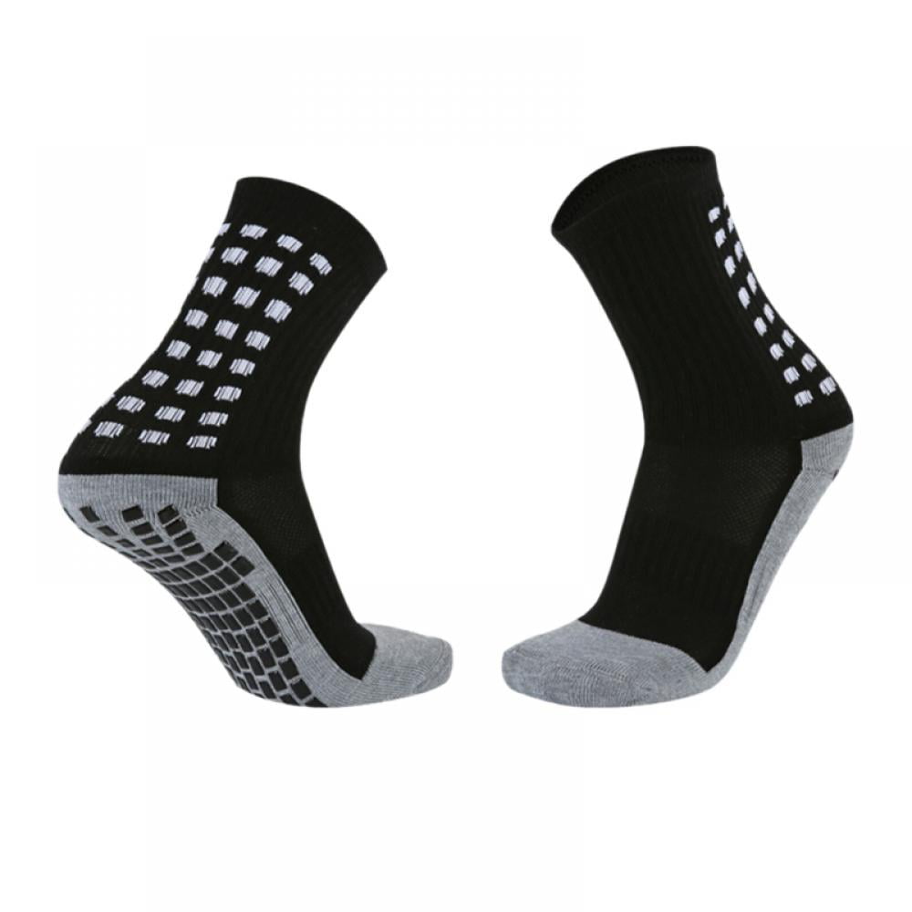 1//3Pairs Premium Sport Anti Slip Socks w//Grip Soccer Football Basketball Socks