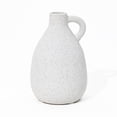 thumbnail image 5 of LuxenHome White Ceramic Pitcher Round Vase, 5 of 8