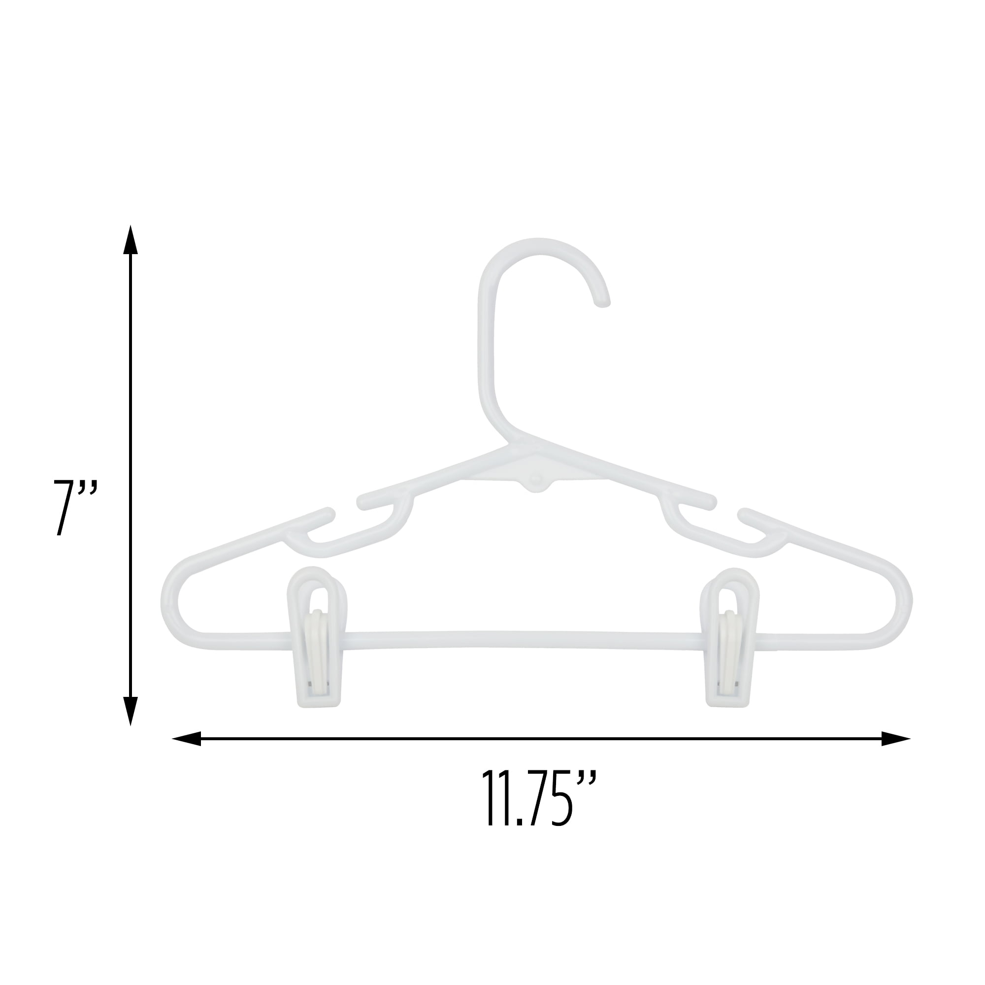 14 Plastic Child Suit Hanger w/ Clips