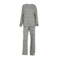 thumbnail image 6 of VISALY Valentines Day Pajama Striped Sleepwear Lounge Set Nightwear Lounge Sets Sleepwear Sets Pajamas Set Women's Sleepwear Sets Lightweight Pajama Sets Fall Pjs Women Loungewear Black Xxl, 6 of 6