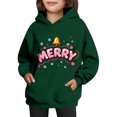 thumbnail image 6 of qelini Christmas Hoodies for Kids Boys Girls 3-15 Years Long Sleeve Fall Sweatshirts Pocket Hooded Top Print Autumn Winter Coat, 6 of 7