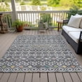 thumbnail image 6 of Addison Rugs Chantille Indoor/Outdoor Transitional Southwest Gray Washable Rectangle Rug, 5' x 7'6", 6 of 6