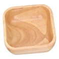 thumbnail image 3 of Tazón de Madera de Goma, Tazón de Postres Sencillo Resistente Al Desgate Firme Resistente Resistente Para la Fruta Seca Para Hombres Mujeres para la Reunión Familiar, 3 of 7