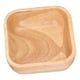 thumbnail image 1 of Cuenco de madera de caucho,Ensaladera de madera de caucho Cuenco de postre Cuenco cuadrado construido para durar, 1 of 8