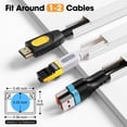 thumbnail image 2 of Kit ocultacables YesBes de 295 cm, pintable, blanco, 2 of 7
