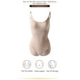 thumbnail image 3 of Wehilion Shapewear Bodysuit for Women Tummy Control Body Shaper Waist Trainer Girdle Open Bust Sexy Scoop Neck Slimming Bodysuits Tank Tops, Sizes Small-3XL, 3 of 7