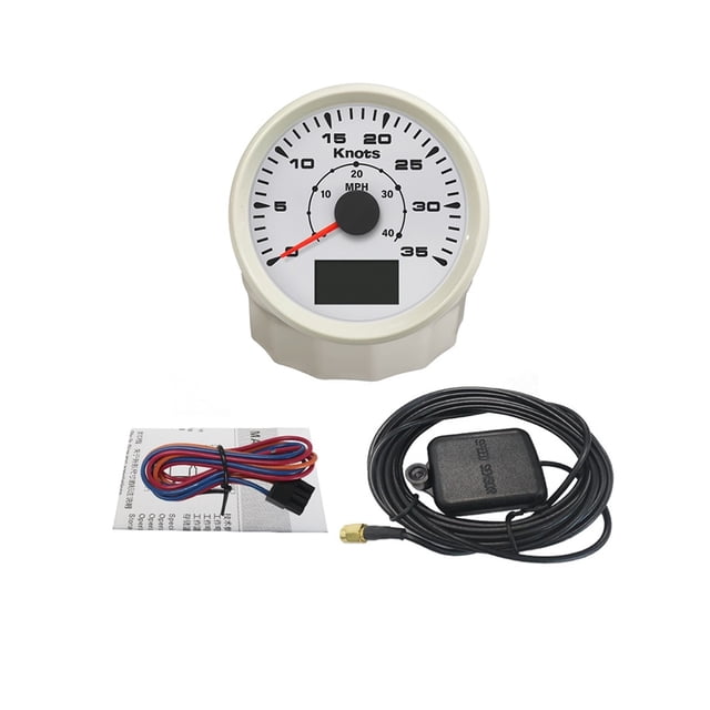 85mm Car Boat GPS Speedometer Velometer 0-35Knots 0-70Knots Odometer With ODO COG TRIP With 8 Color Backlights ,High Precision