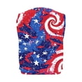 thumbnail image 4 of Yourumao Womens Athletic Tank Tops Flag Print Sleeveless Tops Cut Out Round Neck Workout Tops Lightwieght Patriotic Tees for 4th of July, 4 of 8