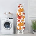 thumbnail image 3 of HELLHERO Ironing Board Cover with Fallen Leaves Pattern, 15x54 Inches Polyester - Ironing Board Cover and Pad for Craft Corner, Sewing Nook, Home Studio, 3 of 5