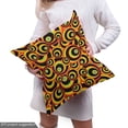 thumbnail image 4 of Ambesonne Abstract Fabric by the Yard Upholstery, Colorful Ring Shapes, 5 Yards, Multicolor, 4 of 4