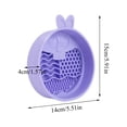 thumbnail image 2 of Silicone Slow Feeder Dog & Cat Bowl | Puzzle Cat Feeder for Slow Eating, Non-Slip Fun Pattern, Mental Enrichment, Digestion & Bloat Relief | Interactive Pet Enrichment Bowl, Prevents overeating, 2 of 7