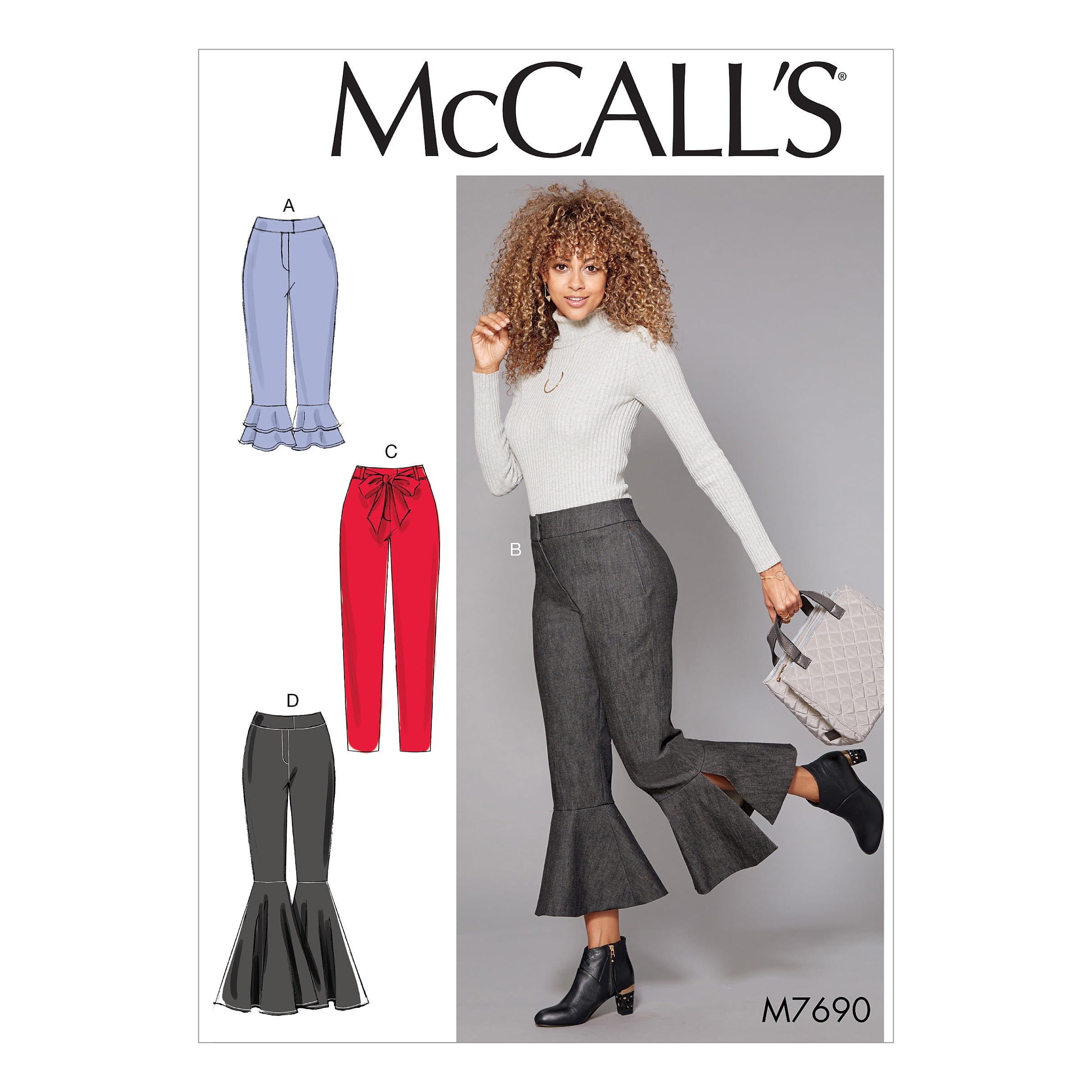 McCall Sewing Pattern - Multi-Size Pattern For Clothing, Sizes 6-8-10-12-14 - View #3