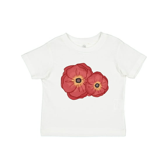 Inktastic Red Poppy Flowers Boys or Girls Baby T-Shirt