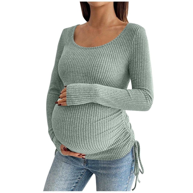 Birdeem Blouses pour Femmes, Blouses pour Femmes Mode, T-Shirt Confortable pour Femmes, Col Rond, Manches Longues, Imprimé Décontracté, T-Shirts pour Femmes, Blouses pour Femmes Décontractées, Manches pour Femmes