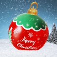 thumbnail image 1 of Venta de bolas inflables de Navidad, 60 cm, grandes, para exteriores, de PVC, para Navidad, inflables gigantes, reutilizables, muñecos de nieve de Papá Noel, para decoración de jardín y patio de Navid, 1 of 5